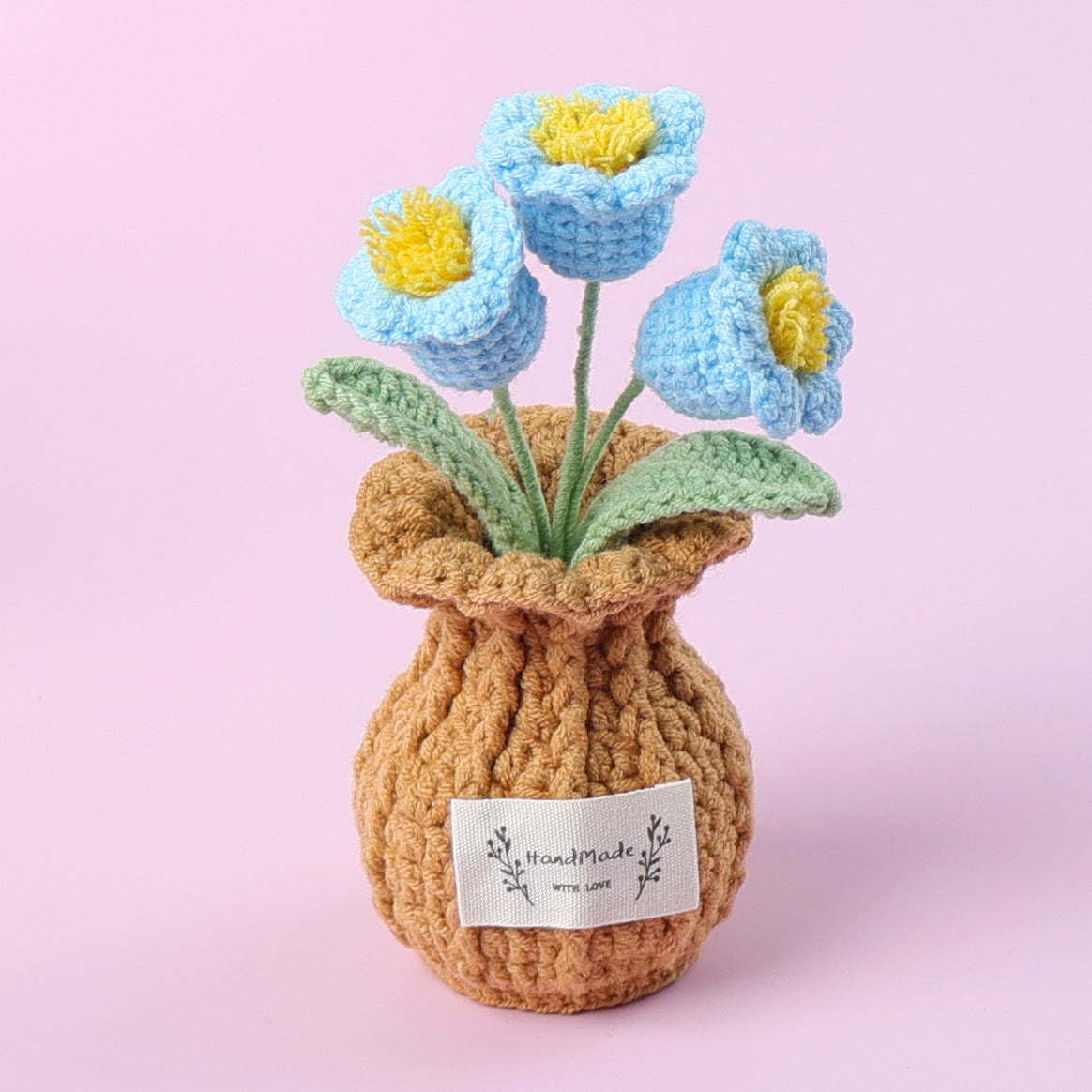 Crocheted potted plant 016
