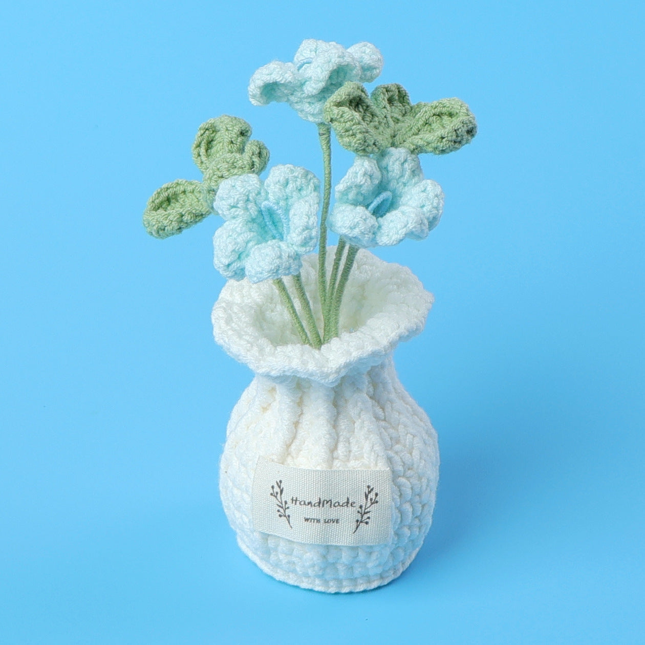 Crocheted potted plant 015