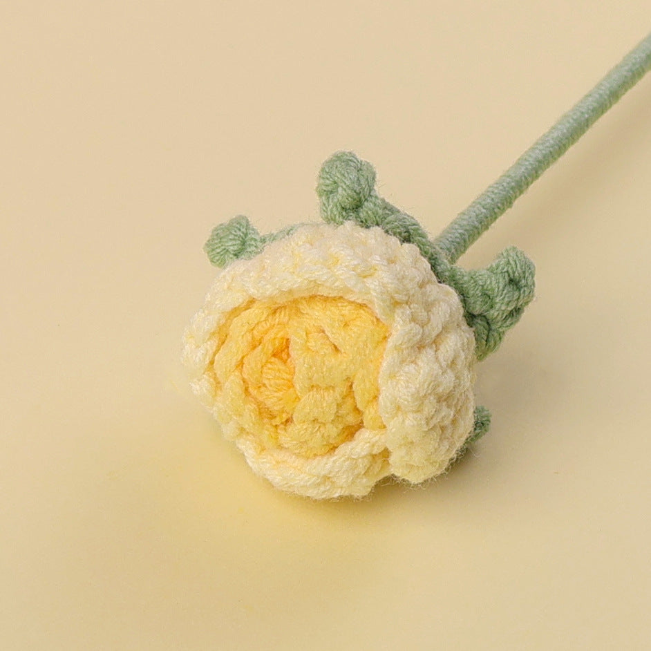 Crocheted Bubble Roses