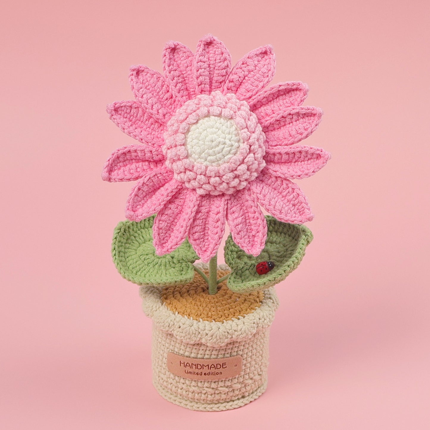 Crocheted potted plant 022