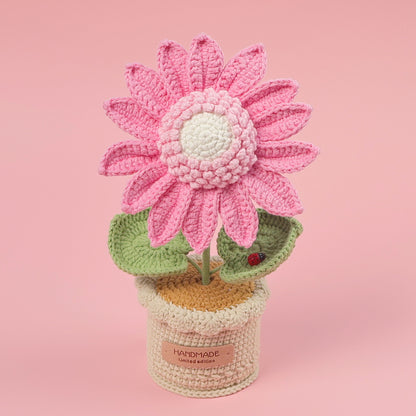Crocheted potted plant 022