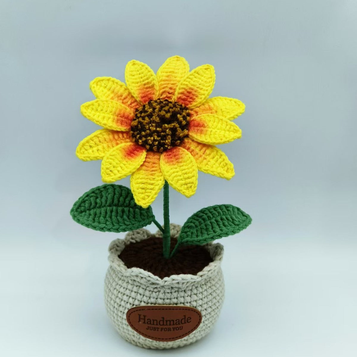 Crocheted potted plant 045