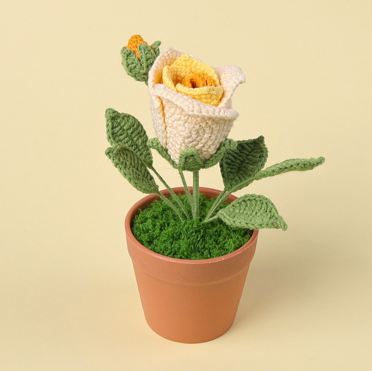 Crocheted potted plant 038