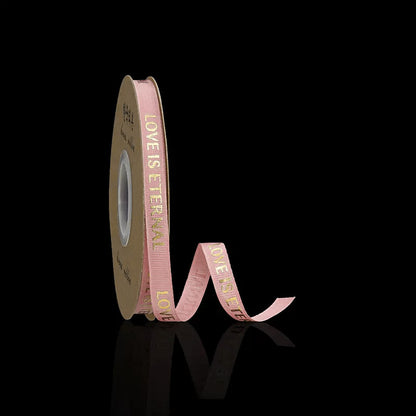 Flower Gift Wrapping Ribbon ( Love is eternal) 1cm Width
