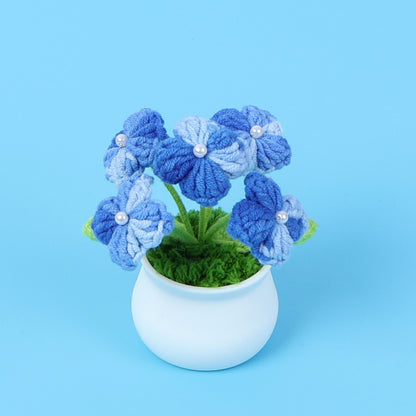 Crocheted potted plant 006