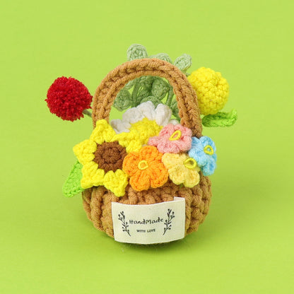 Crocheted potted plant 008
