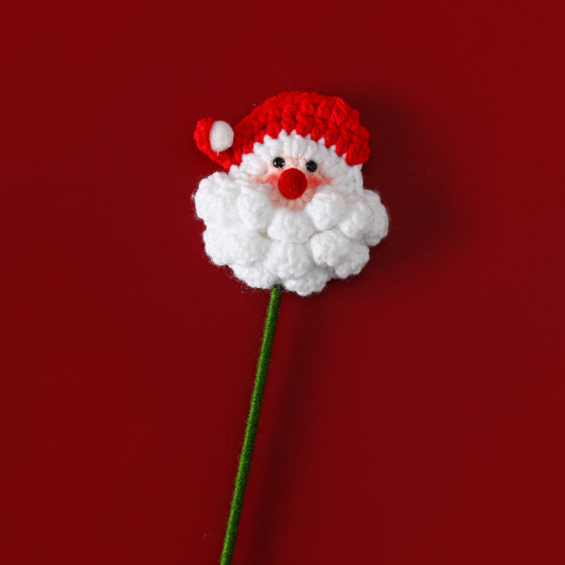 Crocheted Christmas bouquet series