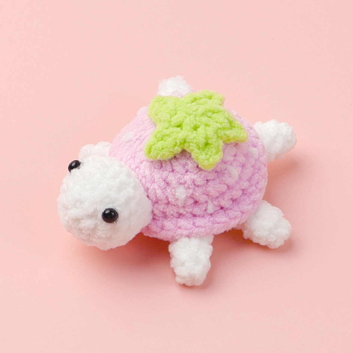 Crocheted little turtle doll