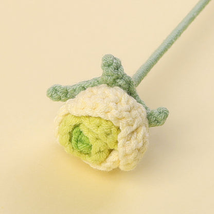 Crocheted Bubble Roses