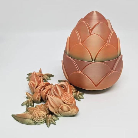 3D printing rose dragon egg ornaments
