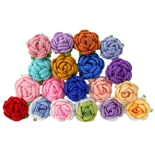 Crochet gradient rose