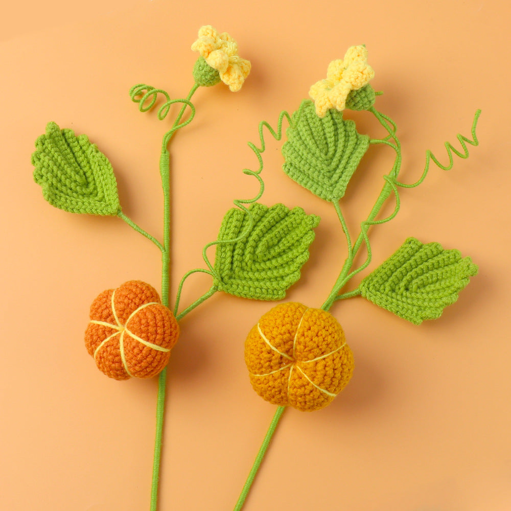 Handmade  crocheted pumpkin