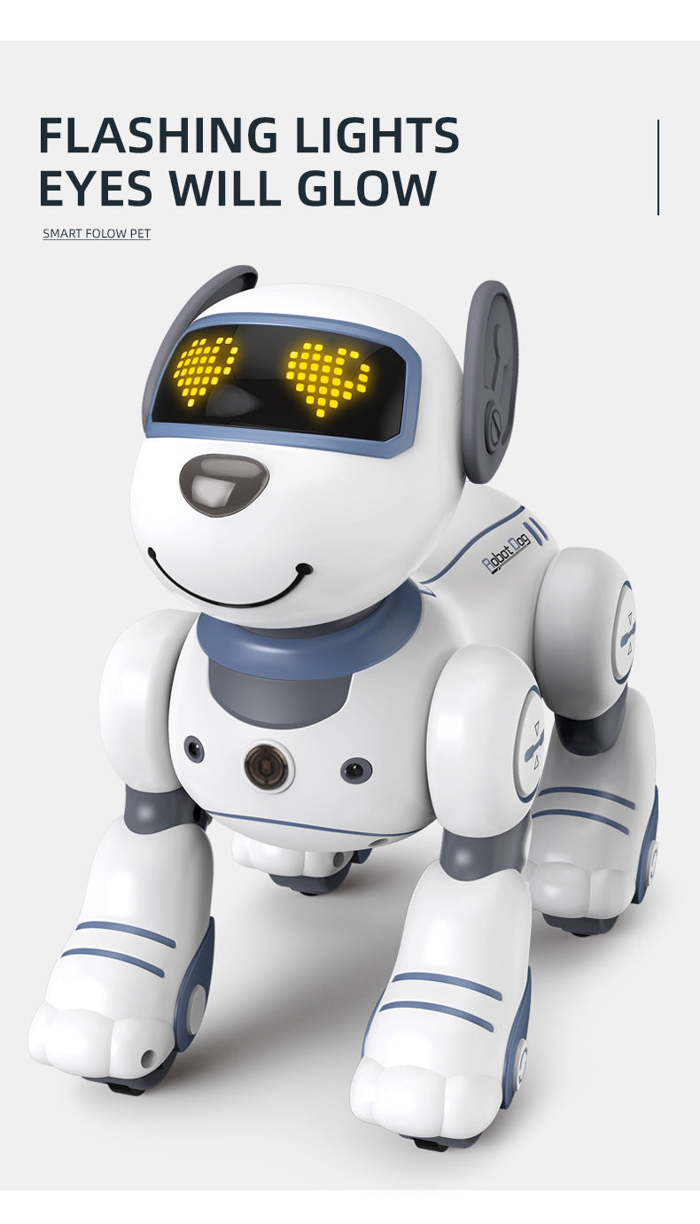 Intelligent remote control robot dog early education programming touch sensing electric stunt simulation toy dog electronic pet