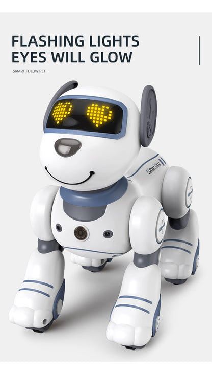 Intelligent remote control robot dog early education programming touch sensing electric stunt simulation toy dog electronic pet