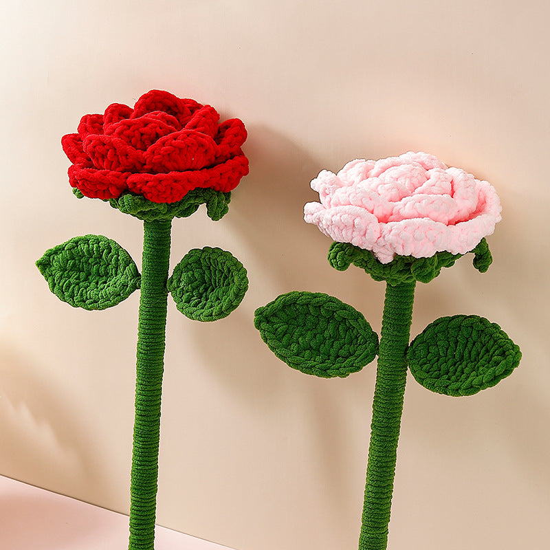Crocheted Single Flower 001