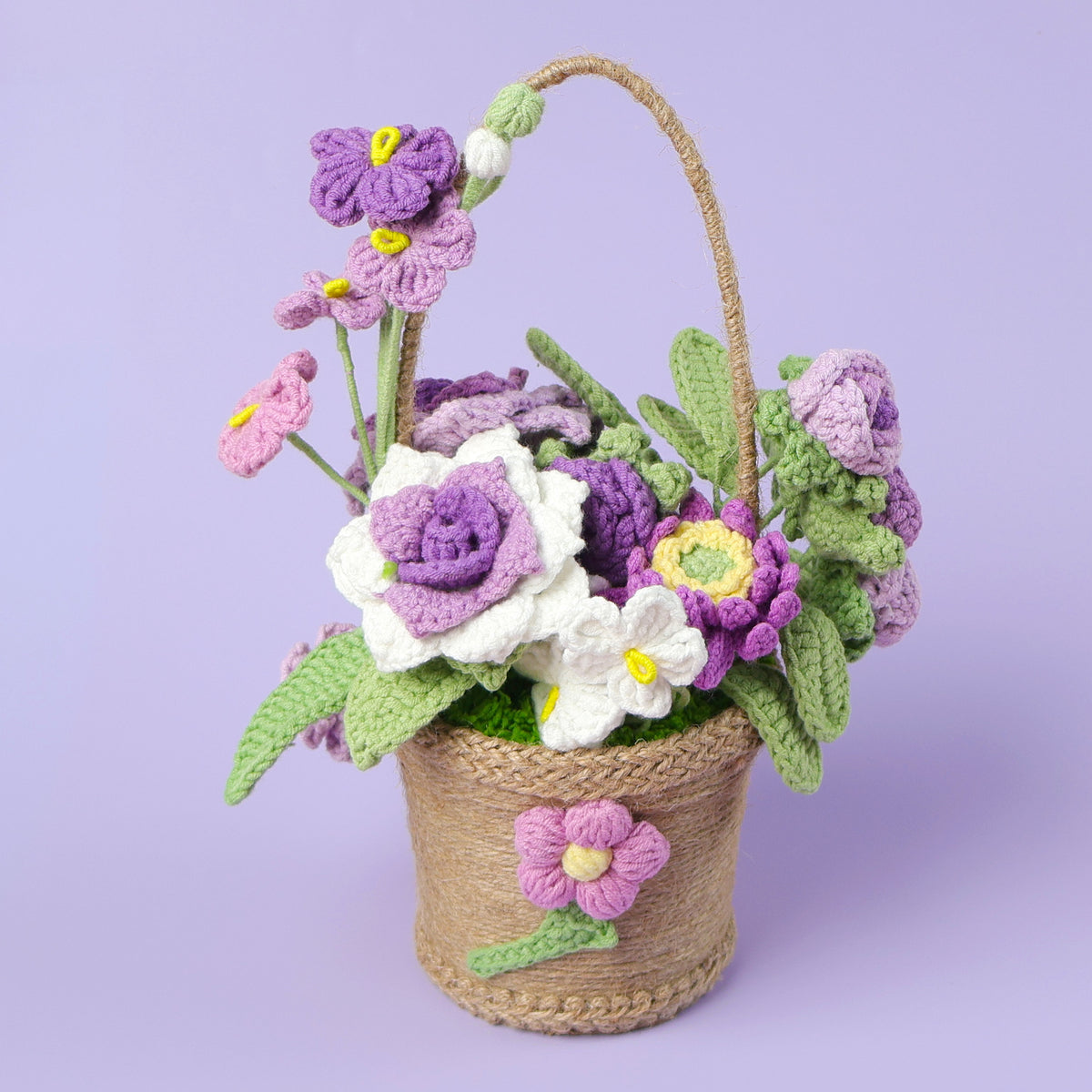 Crocheted potted plant 001