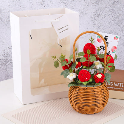 Crocheted potted plant 026