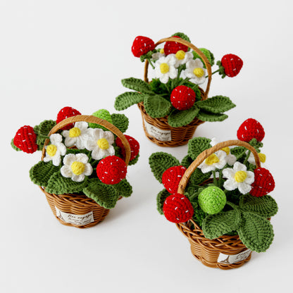 Crocheted potted plant 044