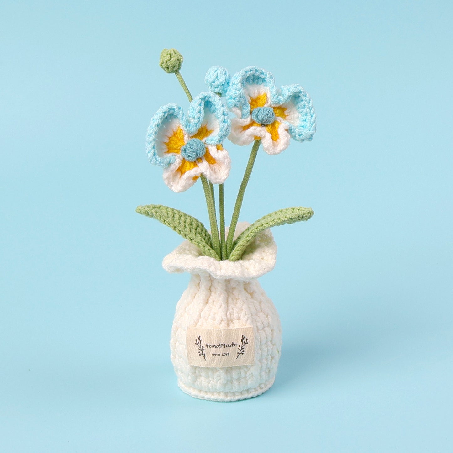 Crocheted potted plant 016