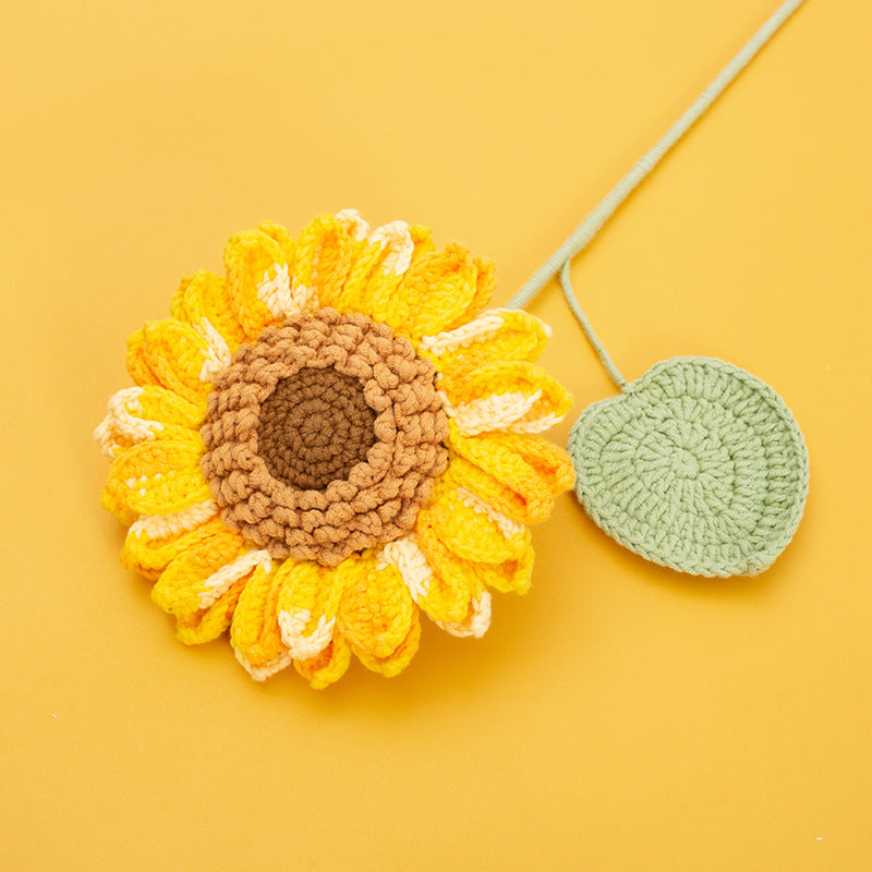 Crochet Sunflower Medium Size  - GM