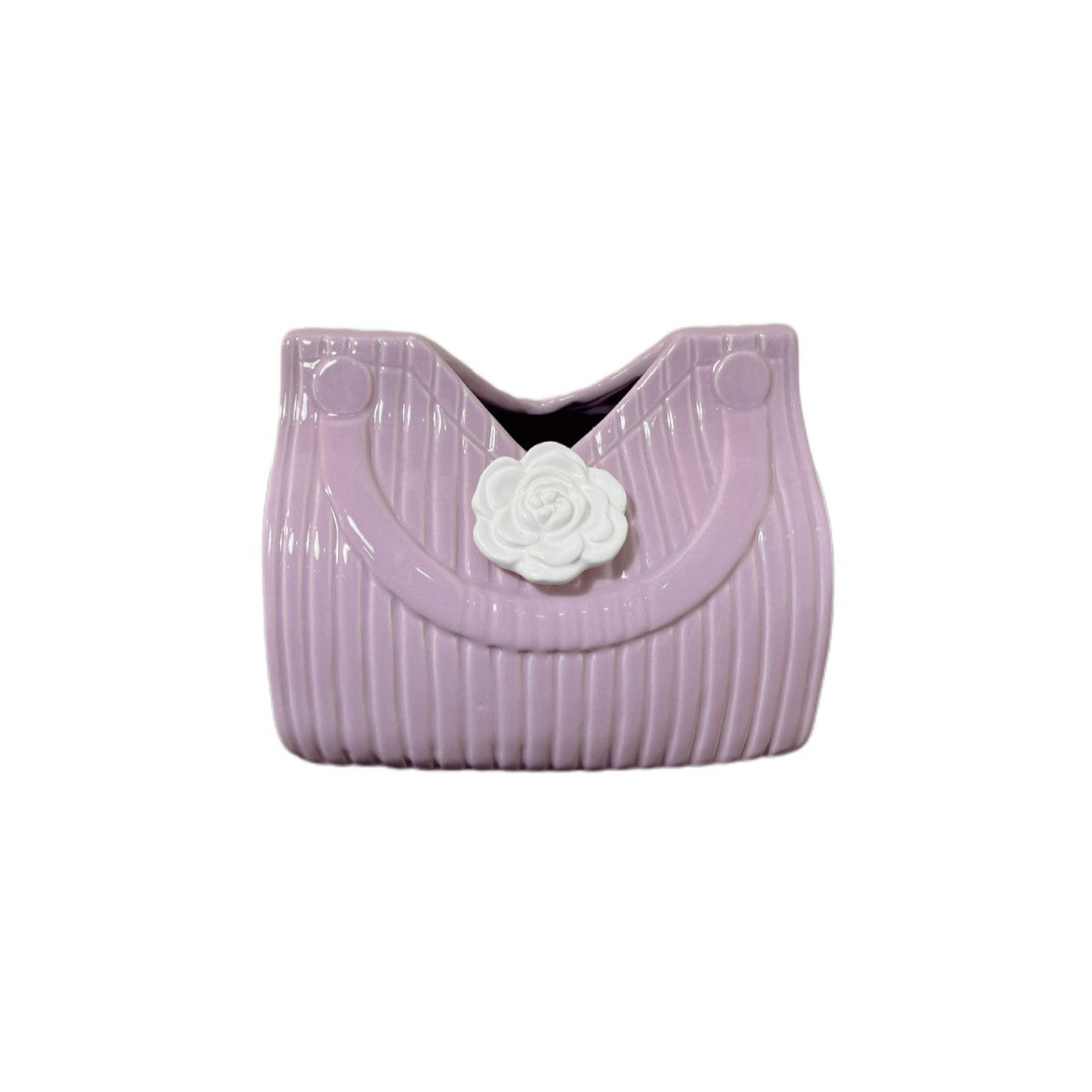 Luxury camellia ceramic tissue box home high value ornaments