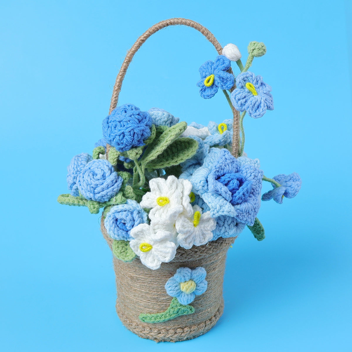 Crocheted potted plant 001