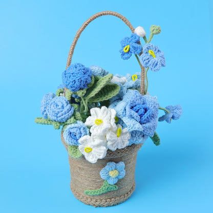 Crocheted potted plant 001