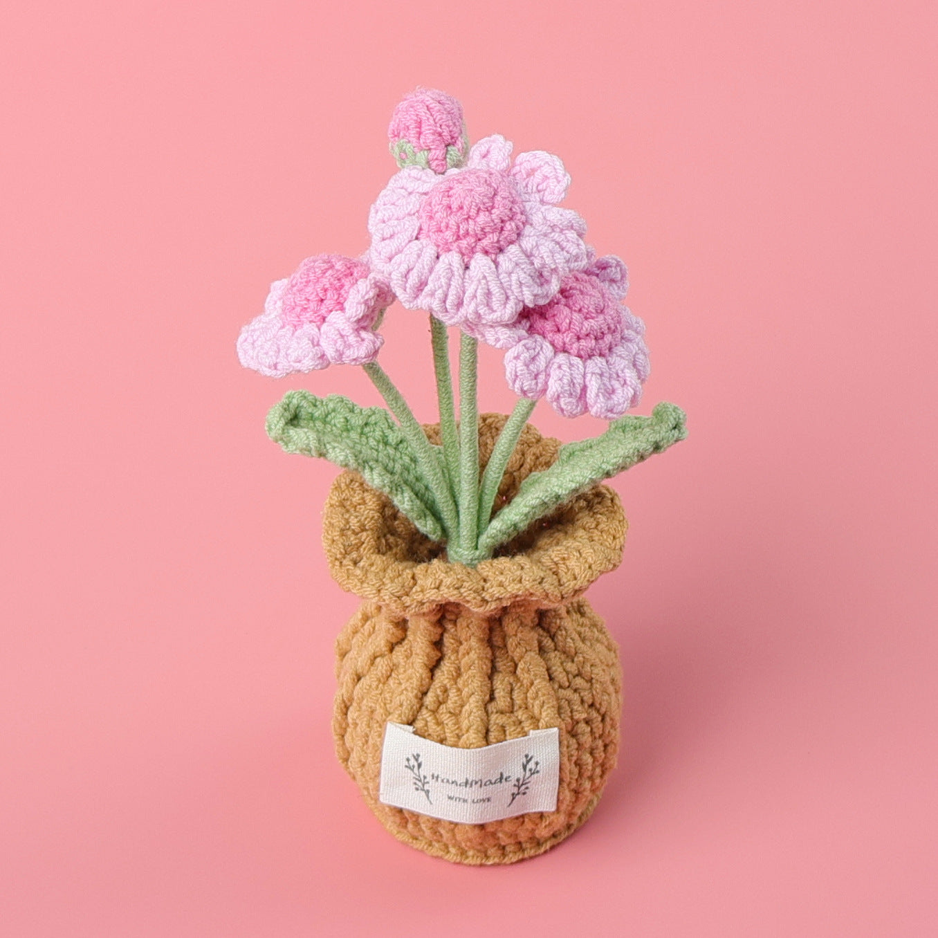 Crocheted potted plant 015