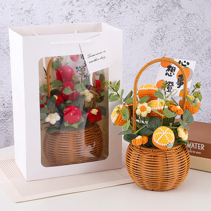 Crocheted potted plant 026