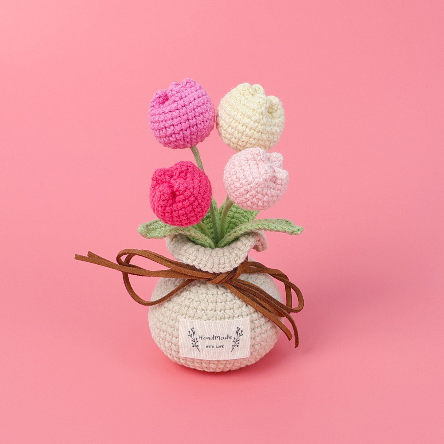Crocheted potted plant 031