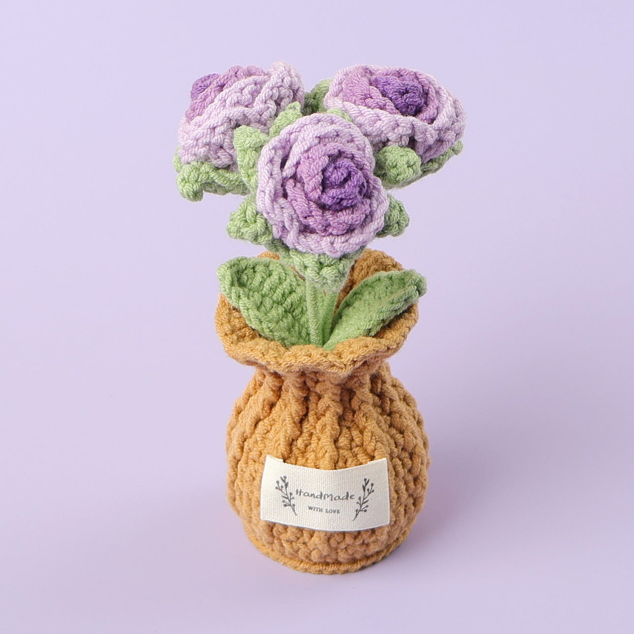 Crocheted potted plant 015