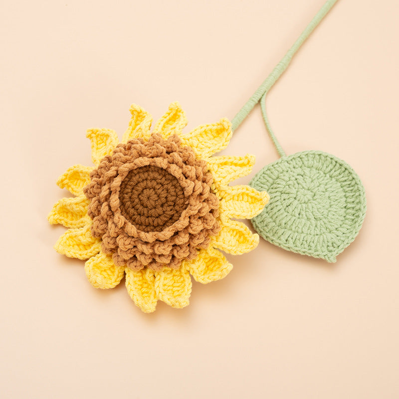 Crochet Sunflower Medium Size  - GM