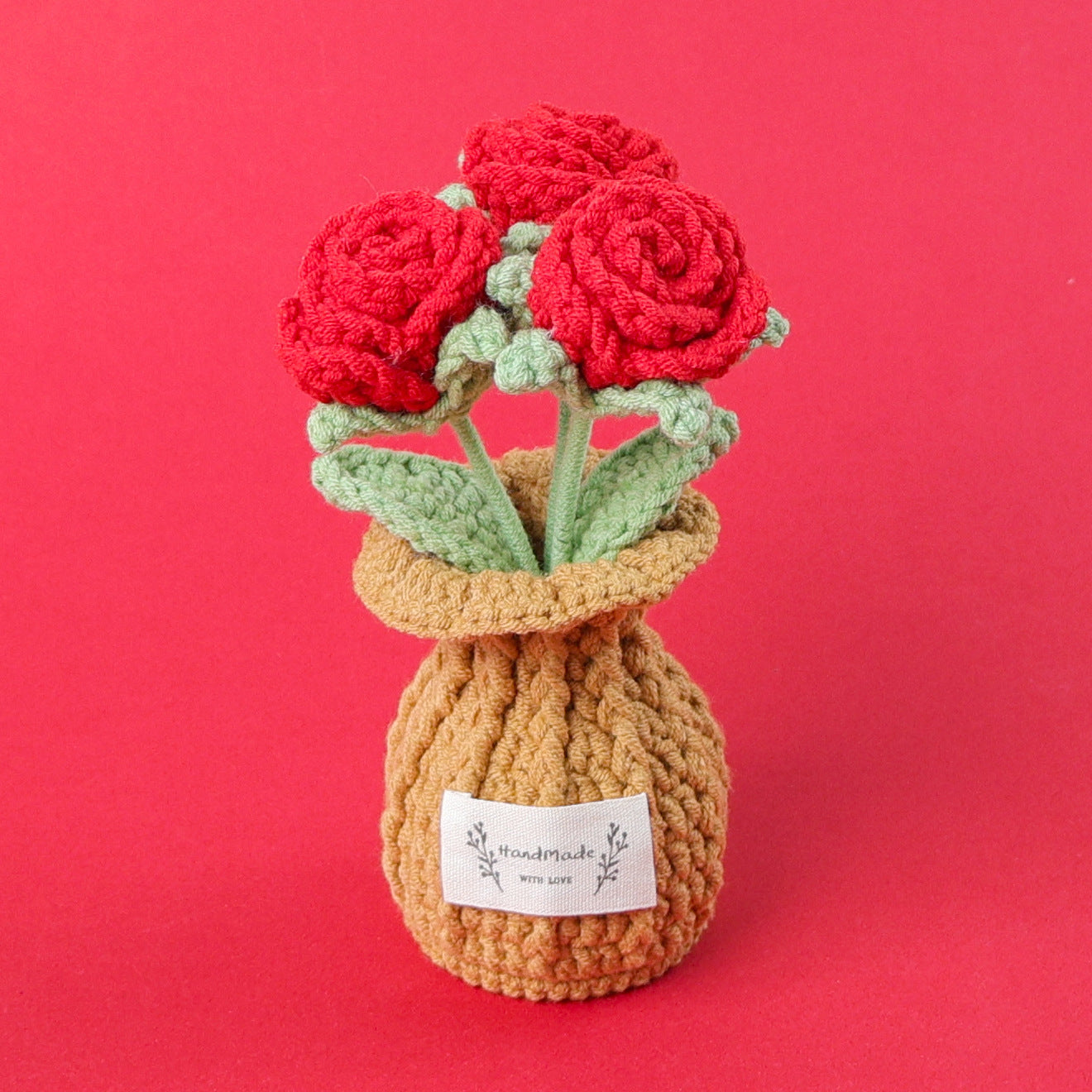 Crocheted potted plant 015