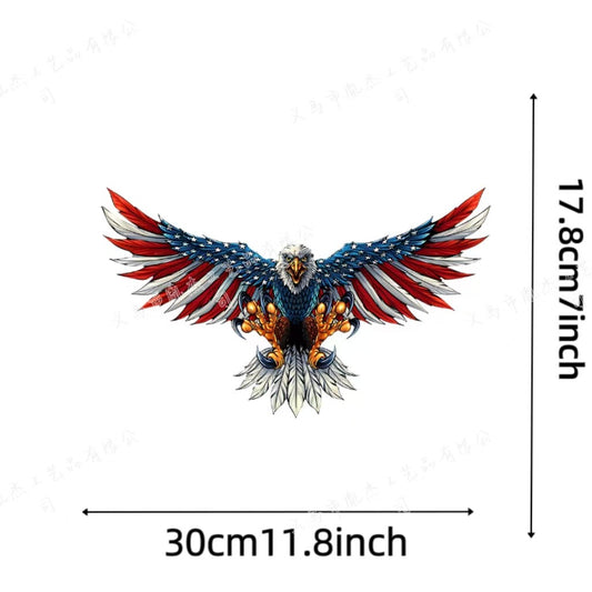 Creative Independence Day Metal Flag New Style Iron Eagle Wall Mounted Wall Decoration Wall Decor