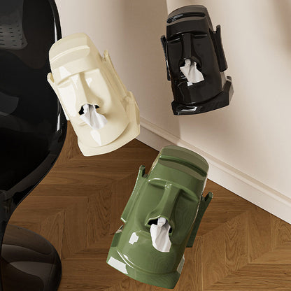 Gypsum tissue box household multifunctional desktop headset stand