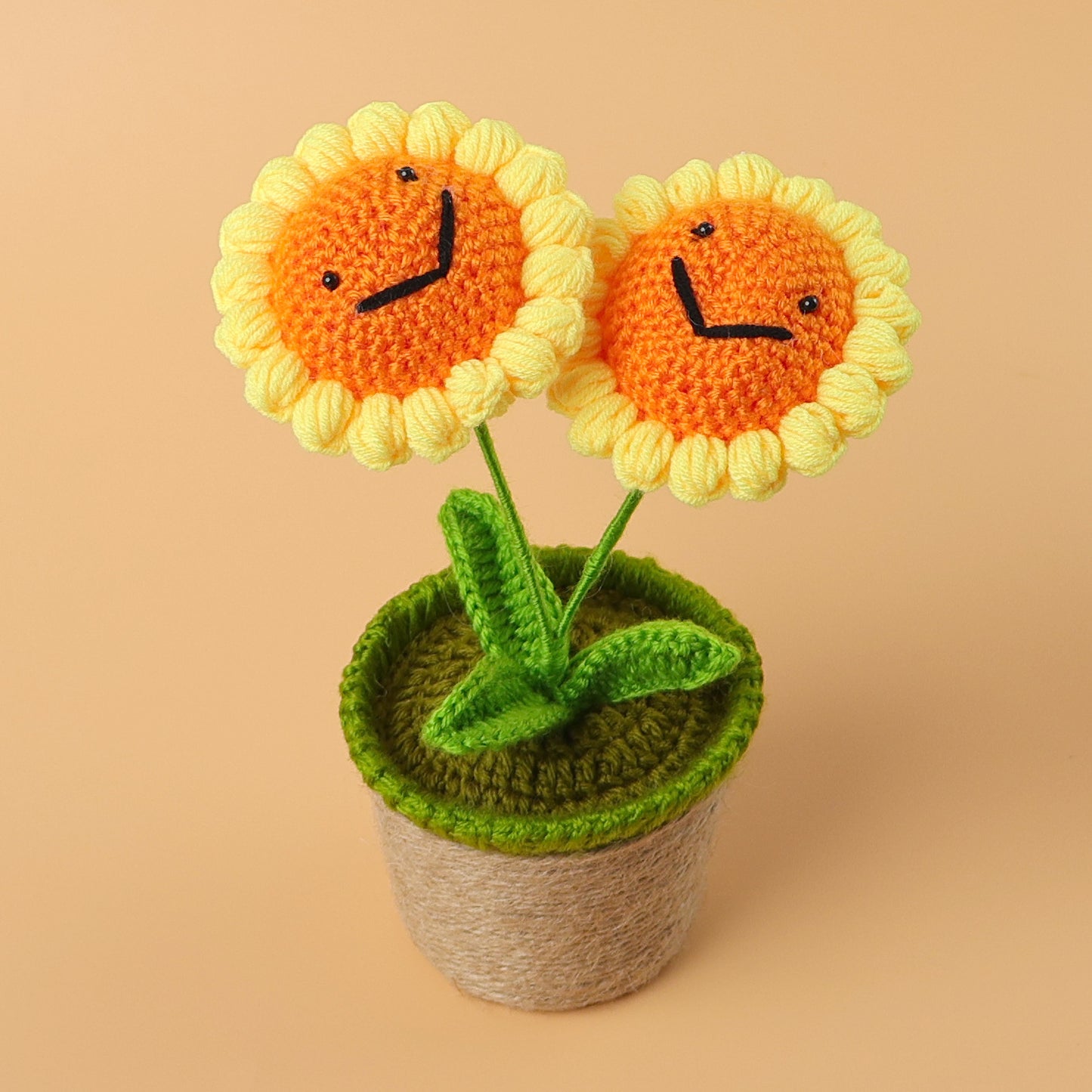 Crocheted potted plant 023