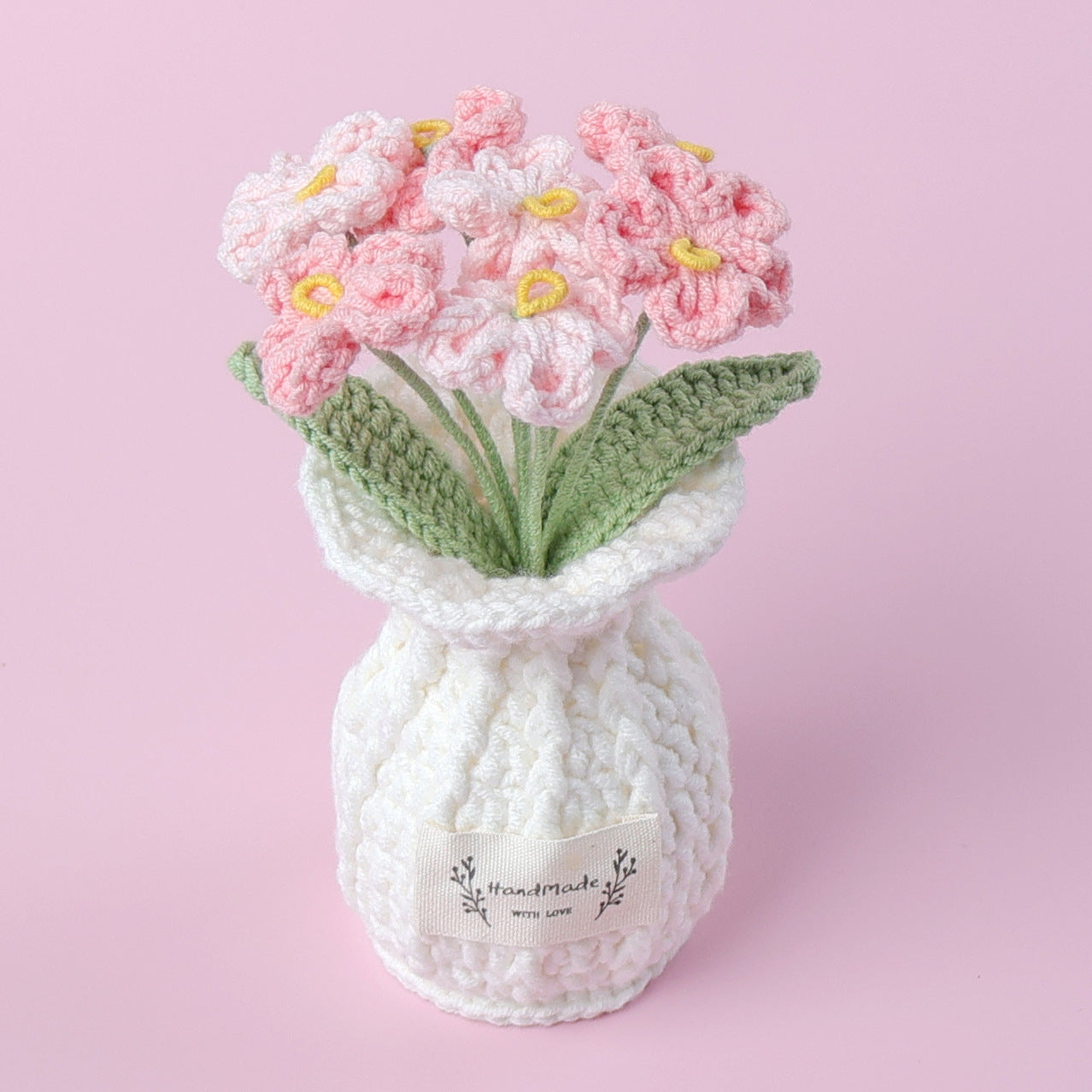 Crocheted potted plant 015
