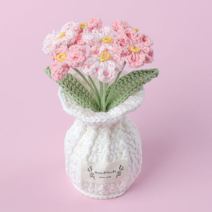 Crocheted potted plant 015