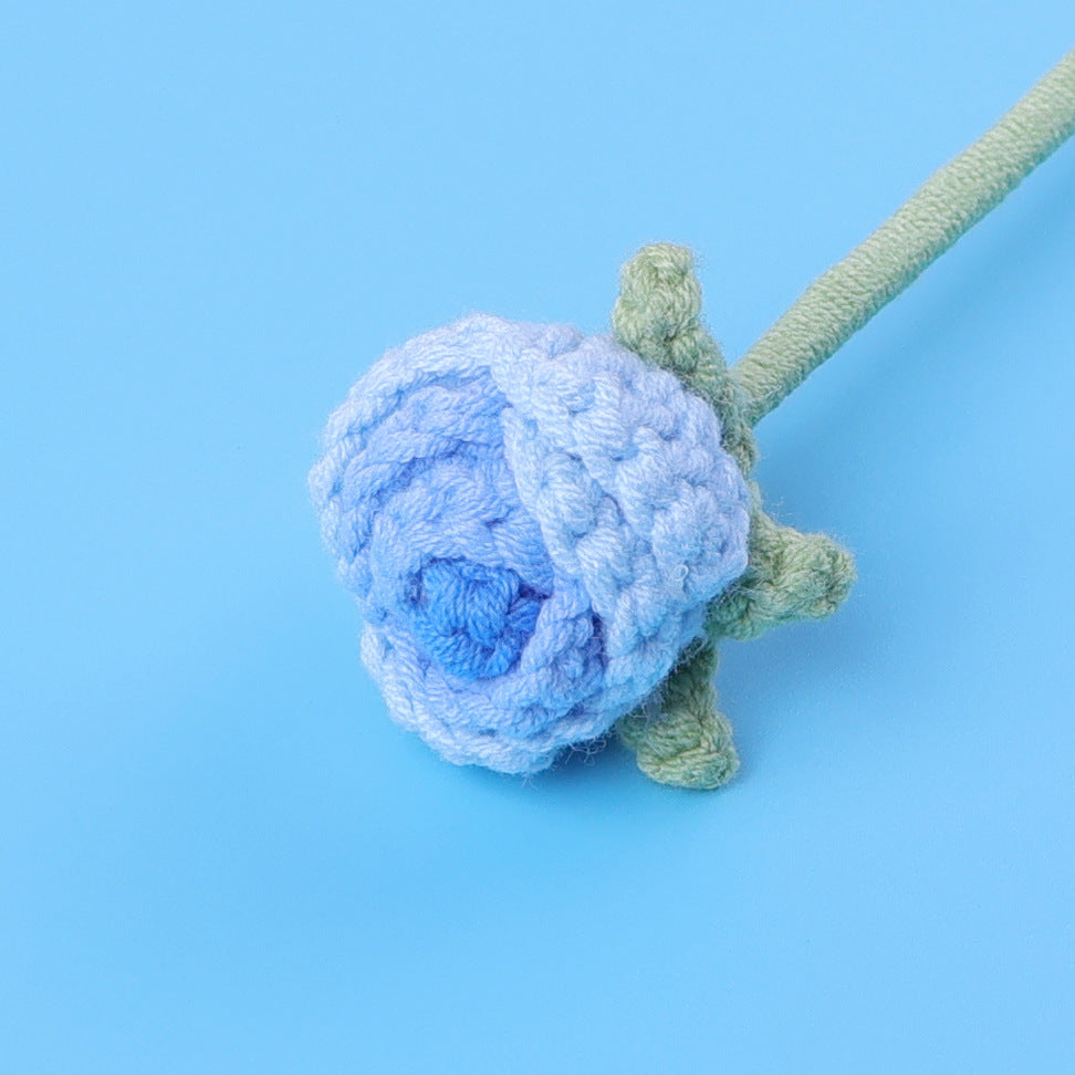 Crocheted Bubble Roses