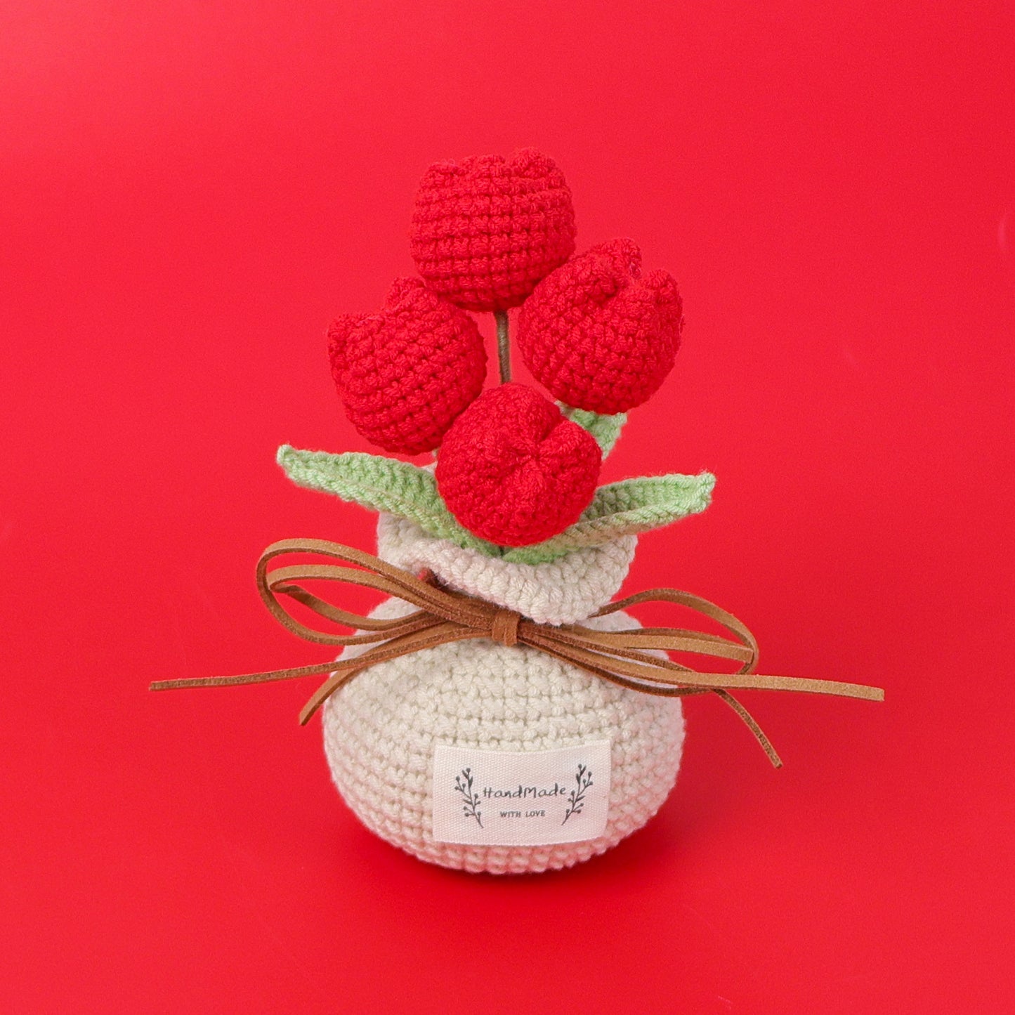 Crocheted potted plant 031