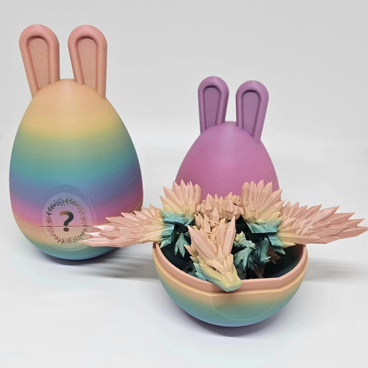 3D printed dragon egg rabbit