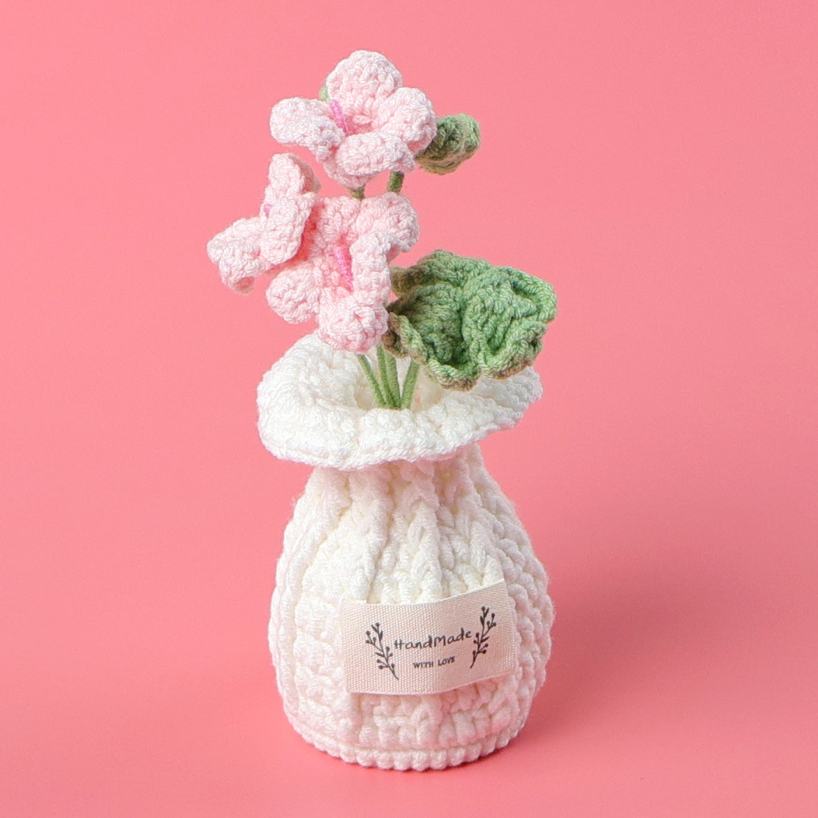 Crocheted potted plant 015