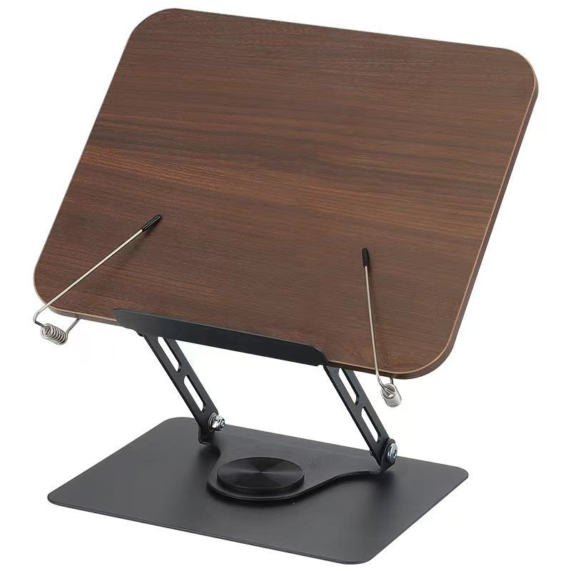 Rotating bookshelf reading bookshelf desktop bed lifting notebook tablet acrylic reading book shelf
