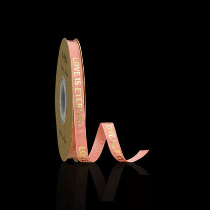 Flower Gift Wrapping Ribbon ( Love is eternal) 1cm Width