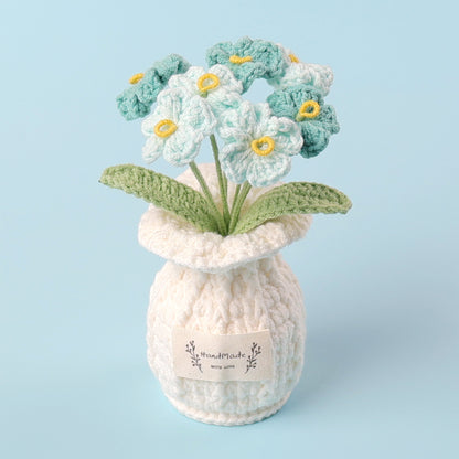 Crocheted potted plant 015
