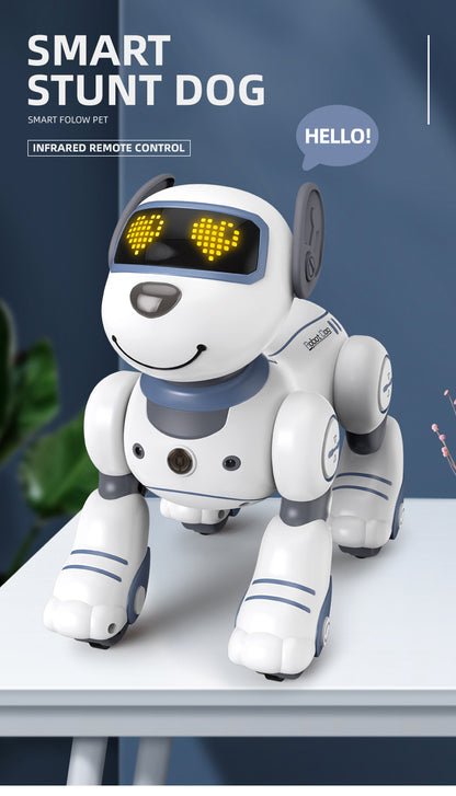 Intelligent remote control robot dog early education programming touch sensing electric stunt simulation toy dog electronic pet