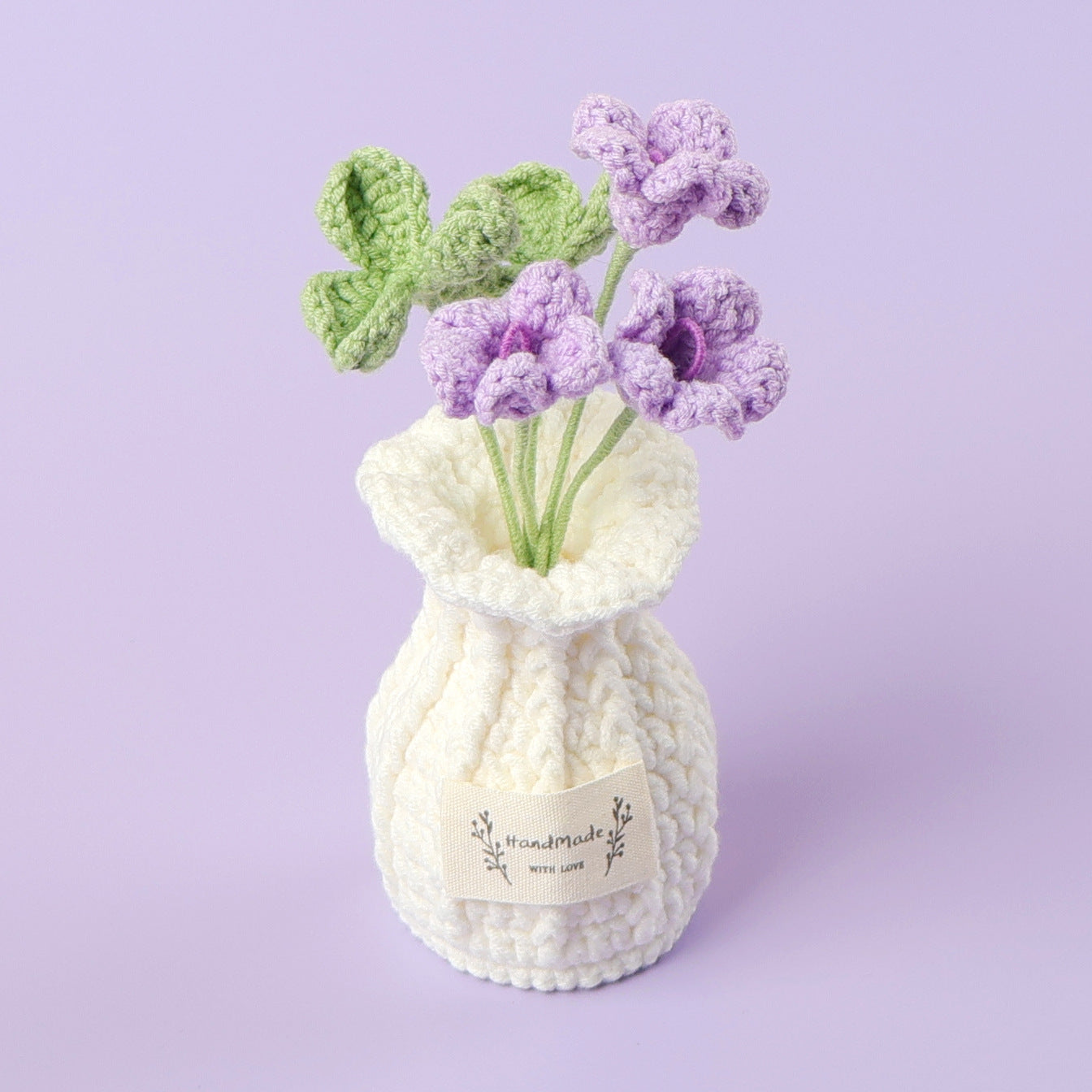 Crocheted potted plant 015