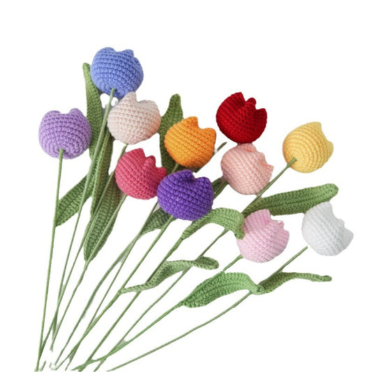 Crocheted Fat Tulip Flower