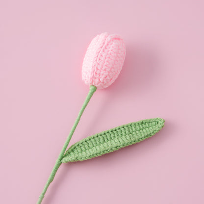 Crocheted Tulip Flower Branch