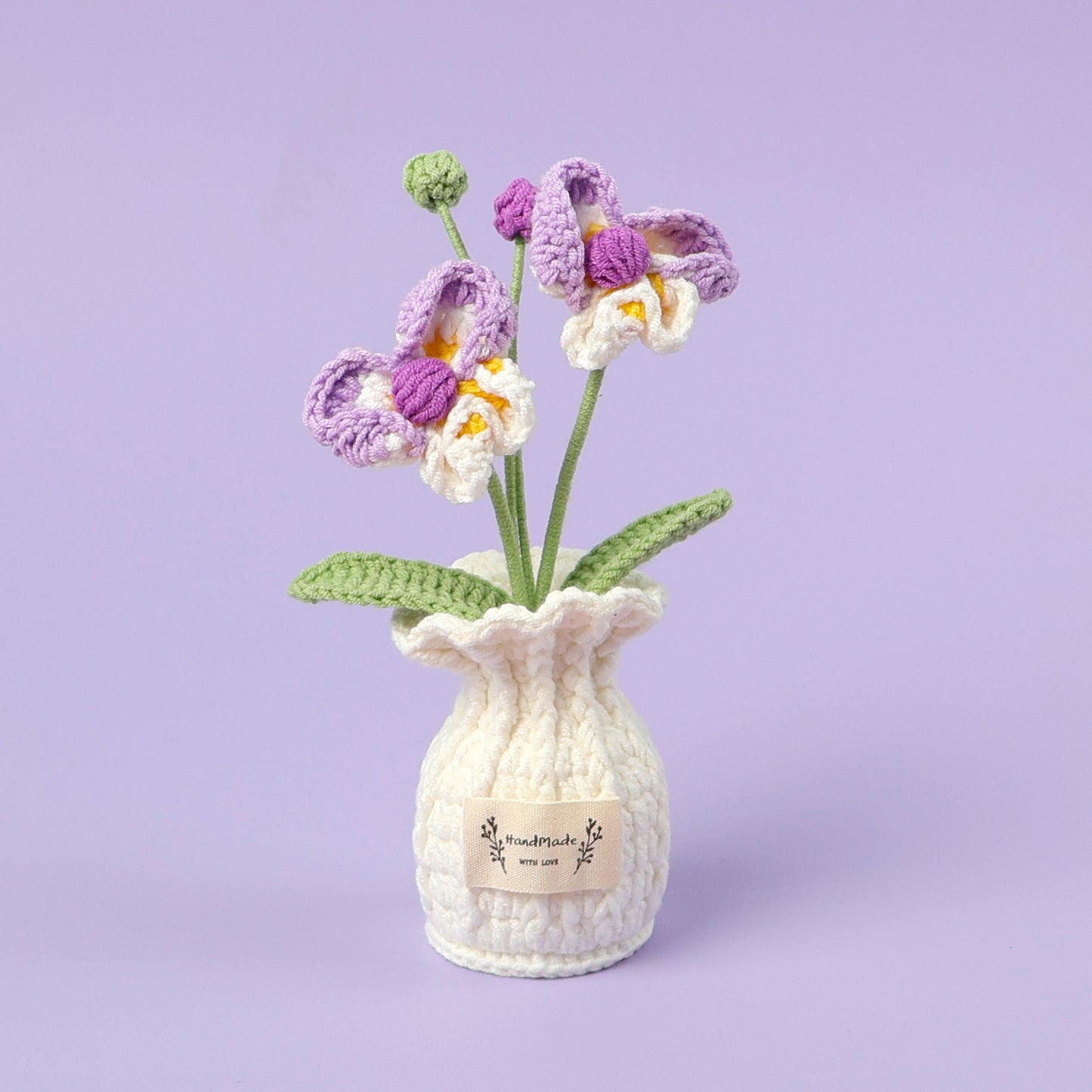 Crocheted potted plant 016